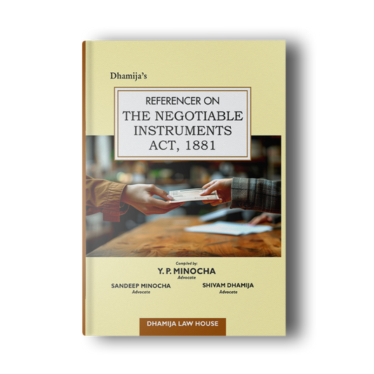 Referencer on The Negotiable Instruments Act, 1881
