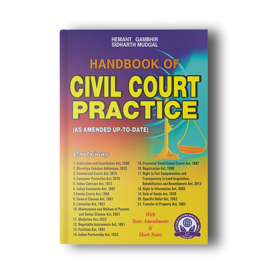 Handbook On Civil Court Practice (As Amended & Updated) - 21 in 1 Edition 2026